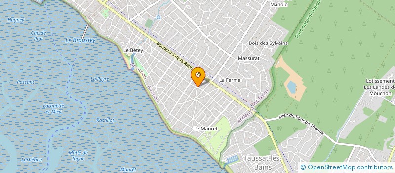 localisation de l'entreprise SCI DE L'ETOILE  ANDERNOS-LES-BAINS