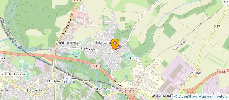 localisation de l'entreprise SCI DE L ETOILE  FITZ-JAMES