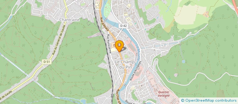 localisation de l'entreprise SCI DE L'ETOILE à EPINAL