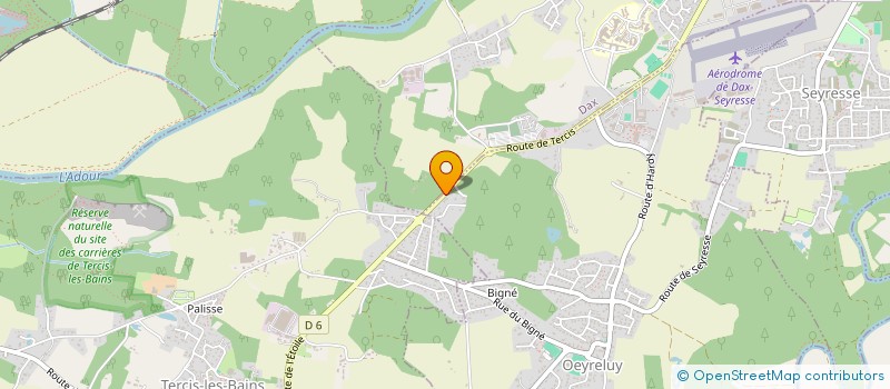 localisation de l'entreprise SCI DE L'ETOILE  OEYRELUY