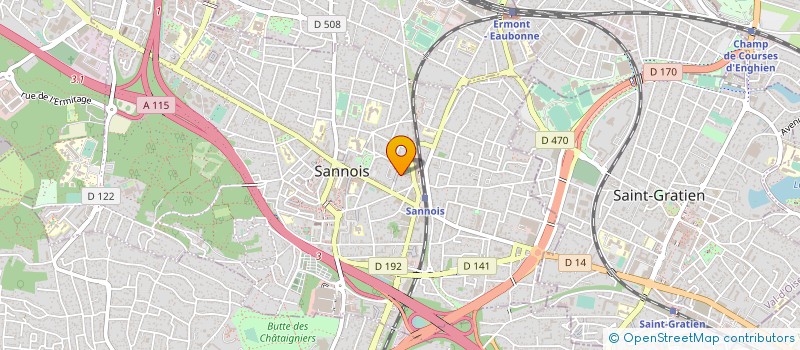 localisation de l'entreprise SCI DE L'ETOILE  LE PECQ