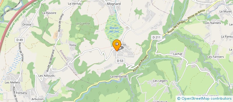 localisation de l'entreprise SCI DE L ETOILE  ENTRELACS