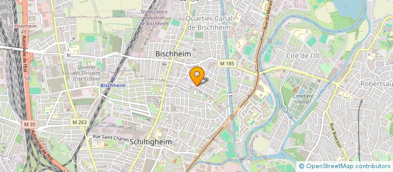 localisation de l'entreprise SCI DE L'ETOILE  BISCHHEIM