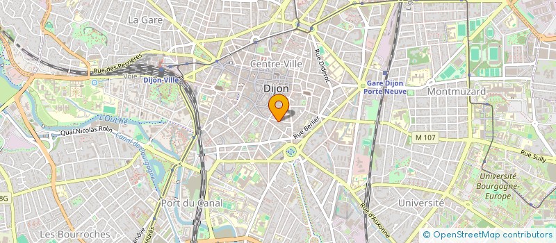 localisation de l'entreprise SCI DE L'ETOILE à DIJON