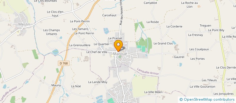 localisation de l'entreprise SCI DE L'ETOILE  LAMBALLE-ARMOR