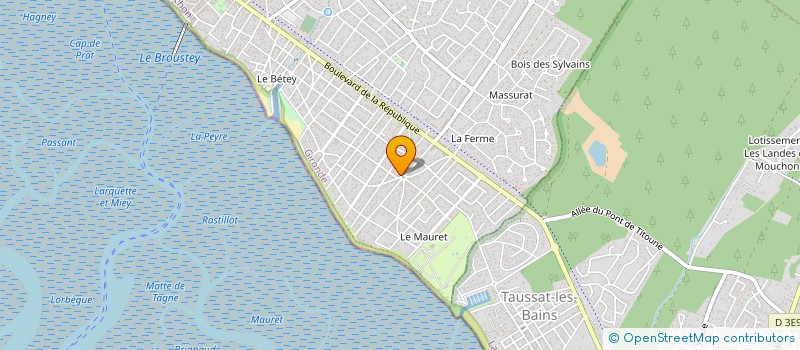 localisation de l'entreprise SCI DE L'ETOILE  ANDERNOS-LES-BAINS