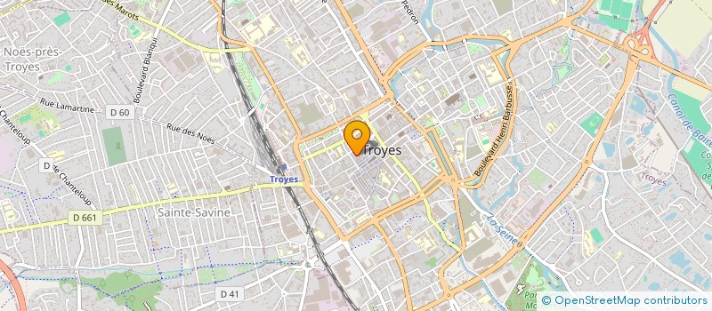 localisation de l'entreprise SCI DE L'ETOILE à TROYES