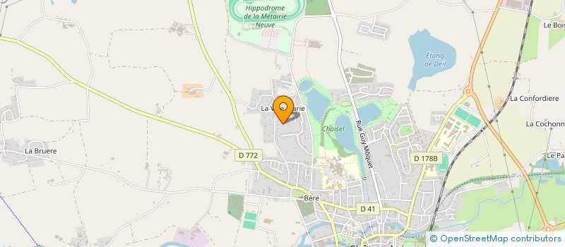 localisation de l'entreprise SCI DE L'ETOILE  CHATEAUBRIANT