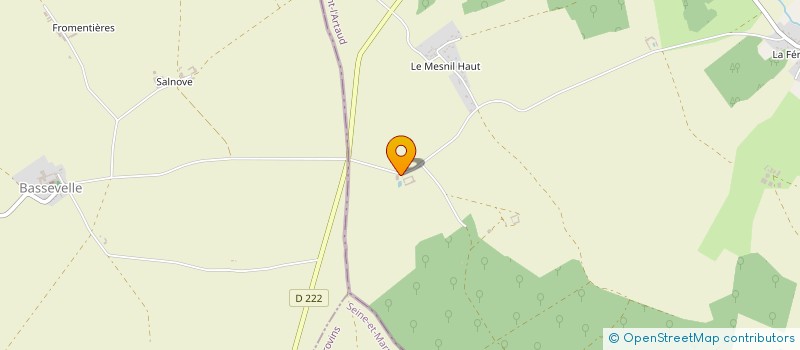 localisation de l'entreprise SCI DE L'ETOILE  DOMPTIN