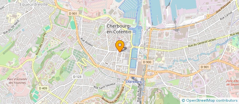 localisation de l'entreprise SCI DE L'ETOILE à CHERBOURG-EN-COTENTIN