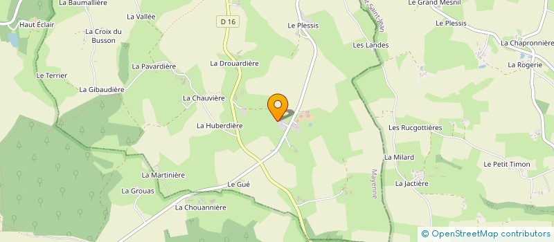 localisation de l'entreprise SCI DE L'ETOILE  SAINT-GERMAIN-DE-COULAMER