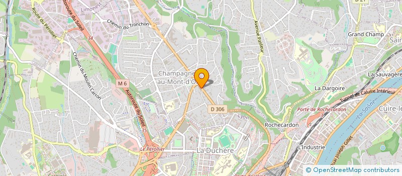 localisation de l'entreprise SCI DE L'ETOILE  CHAMPAGNE-AU-MONT-D'OR