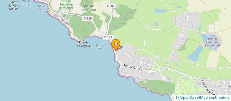 localisation de l'entreprise SCI DE L ETOILE ATLANTIQUE  TALMONT-SAINT-HILAIRE