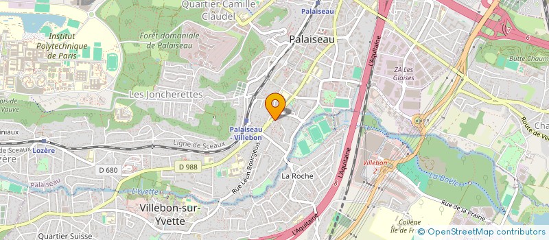 localisation de l'entreprise SCI DE L'ETOILE, EN ABREGE SCI DE L'ETOILE à PALAISEAU