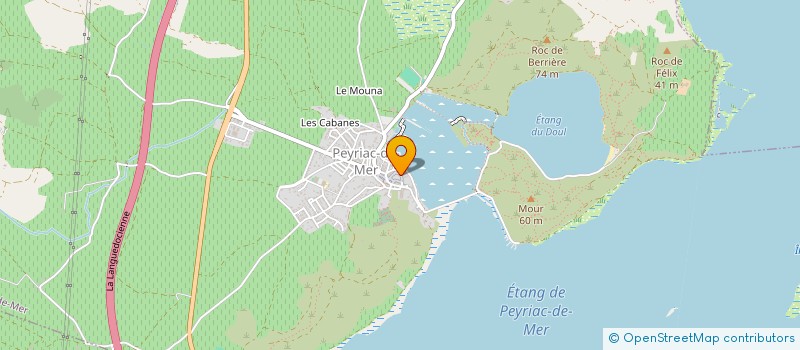 localisation de l'entreprise SCI DE L'ETOILE FRATERNELLE  PEYRIAC-DE-MER