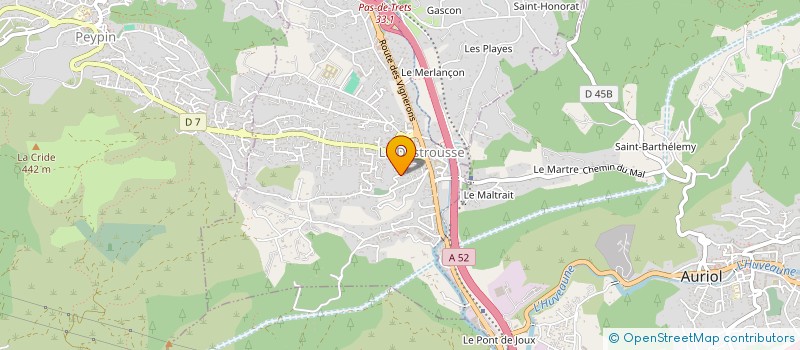 localisation de l'entreprise SCI DE L'ETOILE MONE  LA DESTROUSSE