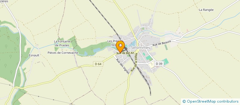 localisation de l'entreprise SCI DE L'ETRAINGUA  SELOMMES