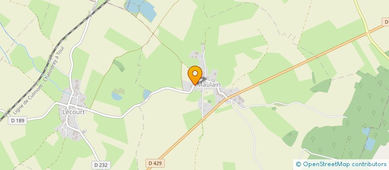 localisation de l'entreprise SCI DE L ETRE à VAL-DE-MEUSE