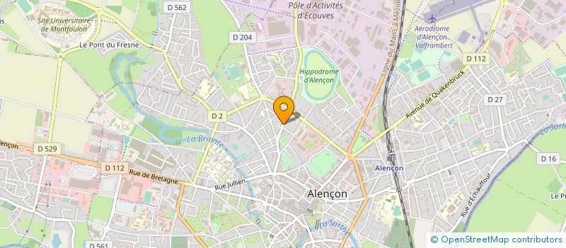 localisation de l'entreprise SCI DE L ETRE PITOIS à ALENCON