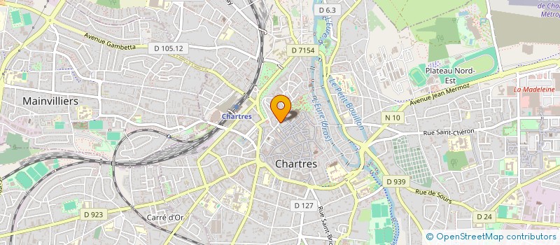 localisation de l'entreprise SCI DE L ETROIT DEGRE à CHARTRES