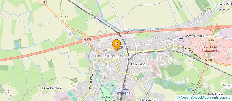 localisation de l'entreprise SCI DE L'ETROITE  DOL-DE-BRETAGNE