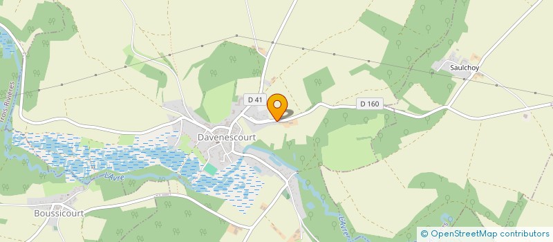localisation de l'entreprise SCI DE L'ETUDIANT à DAVENESCOURT