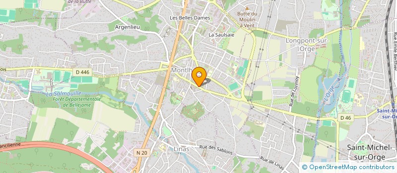 localisation de l'entreprise SCI  DE L'EUROPE  MONTLHERY