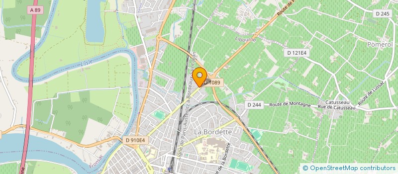 localisation de l'entreprise SCI DE L EUROPE à LIBOURNE