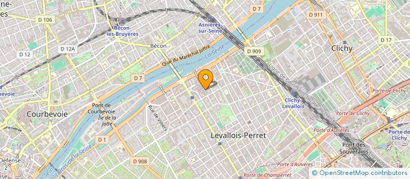 localisation de l'entreprise SCI DE L'EUROPE à LEVALLOIS-PERRET
