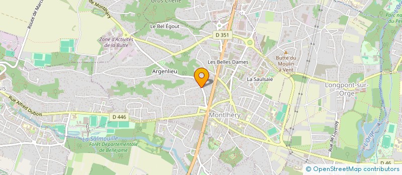 localisation de l'entreprise SCI DE L EUROPE  MONTLHERY