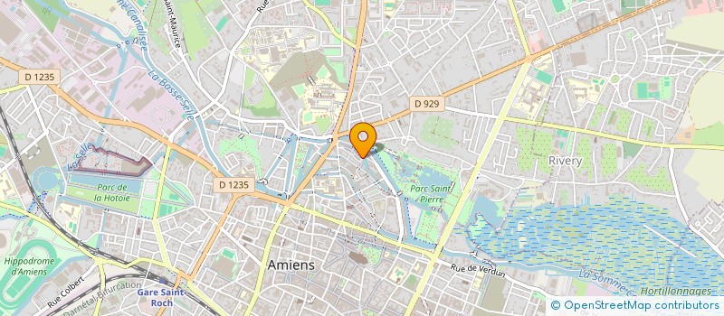 localisation de l'entreprise SCI DE L'EUROPE à AMIENS