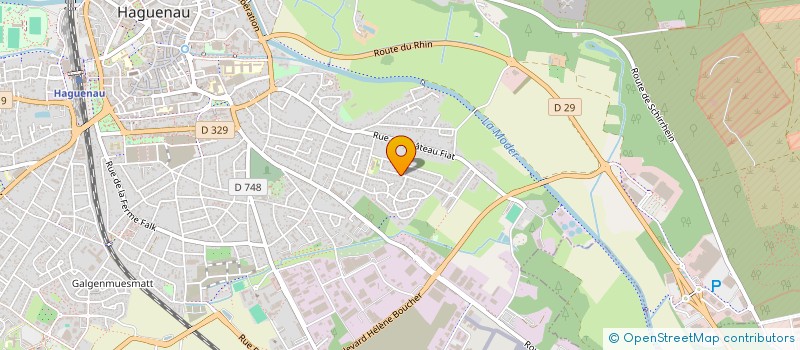 localisation de l'entreprise SCI DE L'EUROPE  HAGUENAU