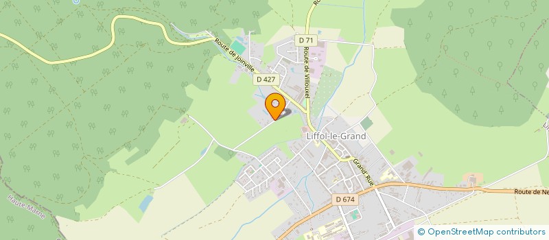 localisation de l'entreprise SCI DE L'EUROPE  LIFFOL-LE-GRAND