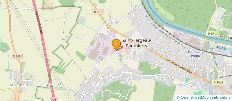 localisation de l'entreprise SCI DE L'EUROPE  SAINT-FARGEAU-PONTHIERRY