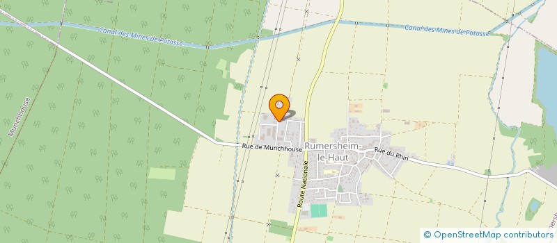 localisation de l'entreprise SCI DE L'EUROPE  RUMERSHEIM-LE-HAUT