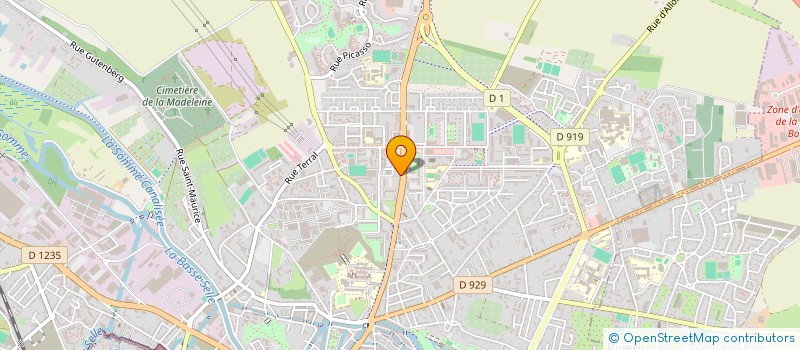 localisation de l'entreprise SCI DE L'EUROPE à AMIENS
