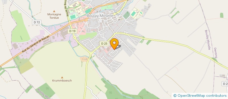 localisation de l'entreprise SCI DE L'EVE à BOULAY-MOSELLE