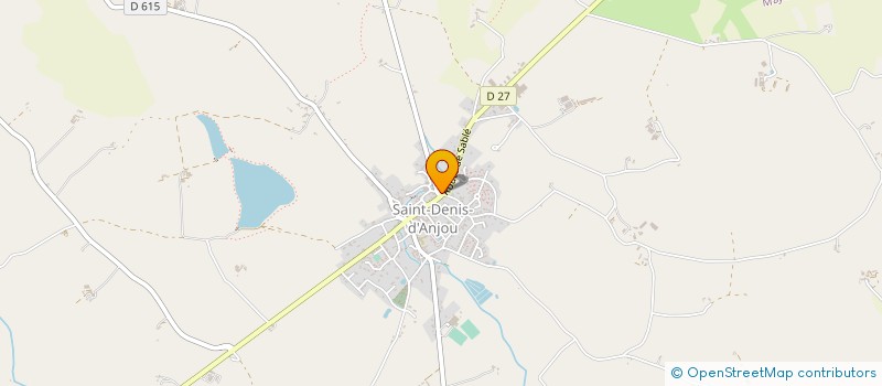 localisation de l'entreprise SCI DE L EVECHE  SAINT-DENIS-D'ANJOU