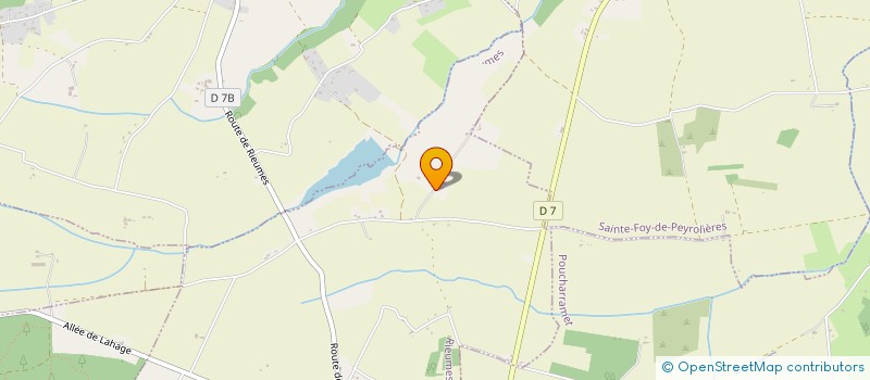 localisation de l'entreprise SCI DE L'EVEQUE  RIEUMES