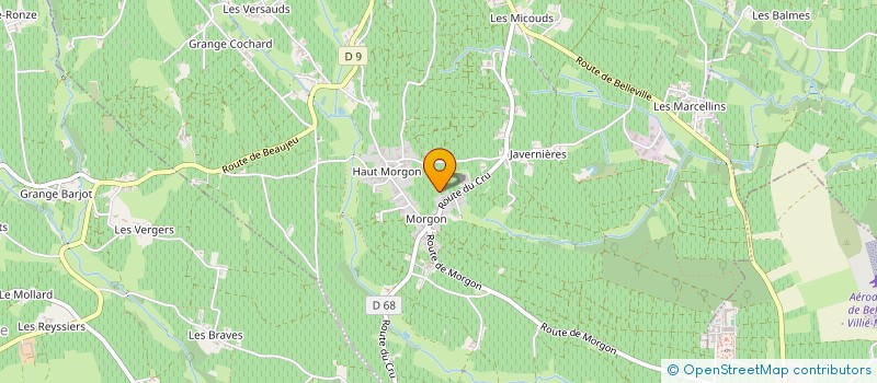 localisation de l'entreprise SCI DE L EVEQUE  VILLIE MORGON