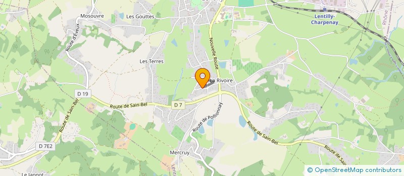 localisation de l'entreprise SCI DE L EXPANSION  CHARBONNIERES-LES-BAINS
