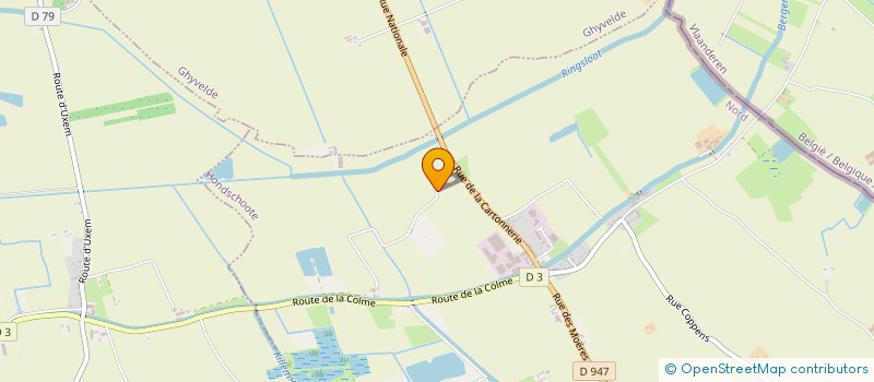 localisation de l'entreprise SCI DE L'EY BEKE  HONDSCHOOTE