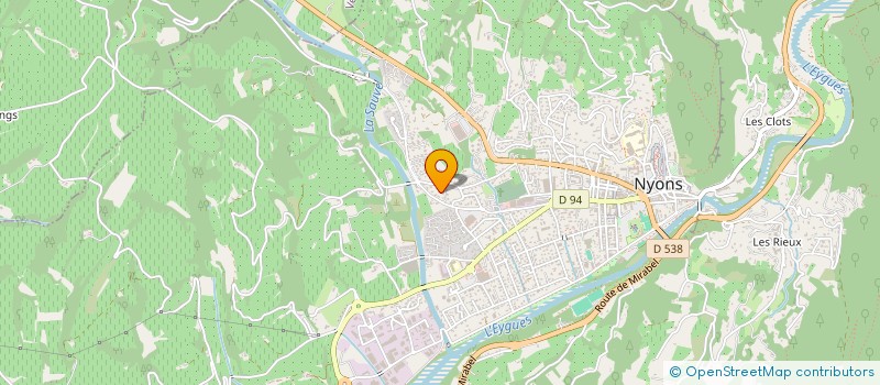 localisation de l'entreprise SCI DE L'EYGUES  NYONS