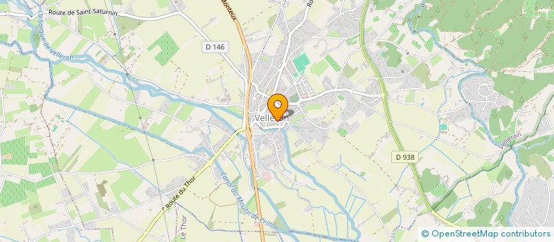 localisation de l'entreprise SCI DE L'EYGUETTE  VELLERON