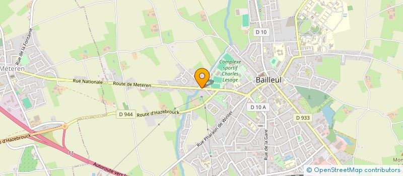 localisation de l'entreprise SCI DE L'HAEGHE DOORN à BAILLEUL