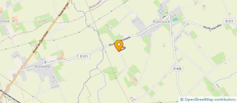 localisation de l'entreprise SCI DE L'HAGUEDORNE  RUBROUCK