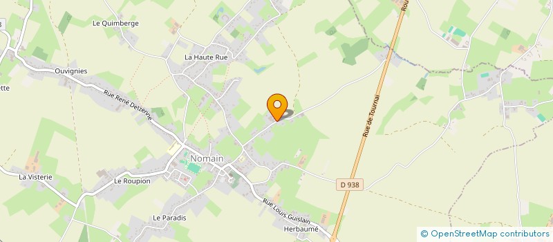 localisation de l'entreprise SCI DE L'HAMELOT à NOMAIN