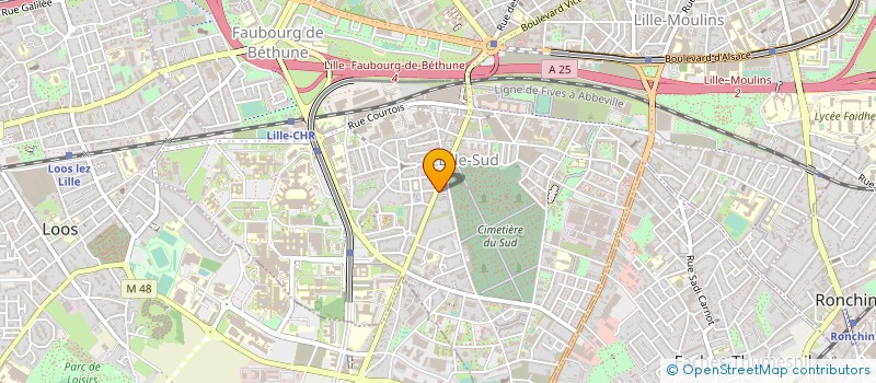 localisation de l'entreprise SCI DE L'HAR  LILLE
