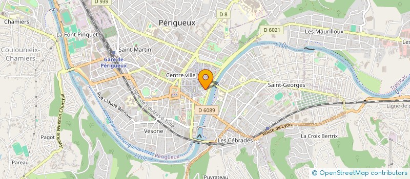 localisation de l'entreprise SCI DE L'HARMONIE à PERIGUEUX