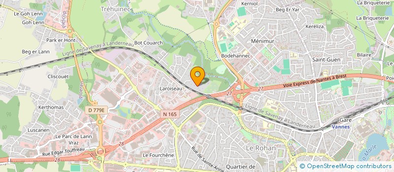 localisation de l'entreprise SCI DE L'HARMONIE à VANNES